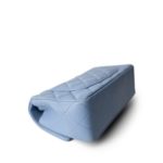 21C Sky Blue Lambskin Quilted Single Flap Mini Rectangular Light Gold Hardware - Image 9