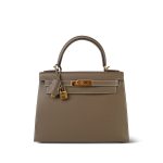 Kelly Sellier 28 Etoupe Epsom Gold Plated B Stamp - Image 8