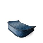 24S Denim Hobo Bag Aged Gold Hardware - Image 8