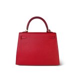 Kelly Sellier 25 Rouge Casaque Epsom Gold Plated X Stamp - Image 17