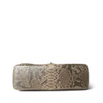 Gold Python Jumbo Classic Flap Light Gold Hardware - Image 3