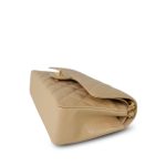 Beige Clair Caviar Quilted Medium Classic Flap Gold Hardware - Image 8