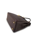 Kelly 25 Retourne Horseshoe (HSS) Ebene Togo Gold Plated B Stamp - Image 17
