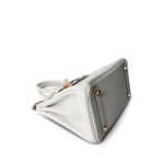 Birkin 25 Gris Pale Togo Gold Plated B Stamp - Image 3