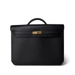 Kelly Depeches 36 Noir Briefcase Gold Plated B Stamp