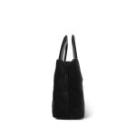 25A Black Velvet Quilted Nano Kelly Shopper Aged Gold Hardware - Image 5