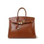 Birkin 35 Noisette Gold Plated [G] Stamp - Image 12