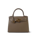 Kelly Sellier 28 Etoupe Epsom Gold Plated B Stamp - Image 9