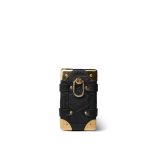 Louis Vuitton Black Side Trunk Malletage Leather - Image 9