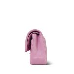 22S Pink Caviar Quilted Medium Classic Flap Light Gold Hardware - Image 3