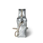 24C Metallic Silver Lambskin Quilted Star Bag Light Gold Hardware - Image 4