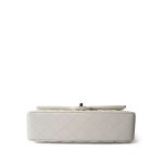 Ivory Caviar Quilted Classic Flap Medium Light Gold Hardware - Image 5