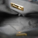 22K Multicolor Tweed Quilted 19 Flap Mixed Hardware Small - Image 5