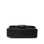 Black Horizontal Mademoiselle Multi Flap Bag GHW - Image 5