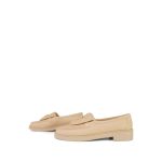 24C Beige Lambskin Quilted Turnlock CC Loafer Moccasins Size 38.5 - Image 3
