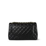 Black Caviar Quilted Jumbo Classic Flap GHW - Image 3