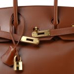 Birkin 35 Noisette Gold Plated [G] Stamp - Image 18
