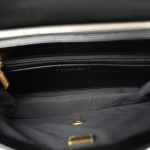 Black Lambskin Quilted Pillow Crush Single Flap Bag Aged Gold Hardware - Image 14