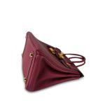 Birkin 25 Rouge Grenat Togo Gold Plated X Stamp - Image 12