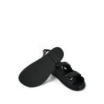 20C Black Rubber CC Velcro Strap Sandals Size 40 - Image 6