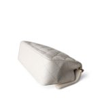 21S Ivory Caviar Quilted Mini Top Handle Antique Gold Hardware - Image 6