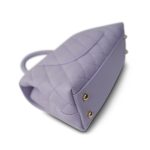 21K Lilac Caviar Quilted Small Coco Handle LGHW - Image 9