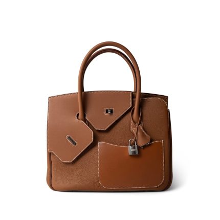 Birkin 30 en Desorde Gold Togo and Swift Palladium Plated B Stamp