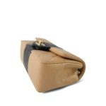 Beige/Black Bi-Color Lambskin Quilted Mini Rectangular Flap Light Gold Hardware - Image 8