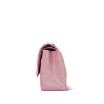 19S Iridescent Pink Caviar Quilted Jumbo Classic Flap Light Gold Hardware - Image 5