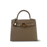 Kelly Sellier 28 Etoupe Epsom Gold Plated B Stamp - Image 12