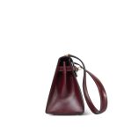 Mini Kelly 20 Rouge H Box Calfskin Gold Plated R Circle Stamp - Image 5