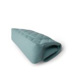 20c Tiffany Blue Caviar Quilted Classic Flap Small Light Gold Hardware - Image 8