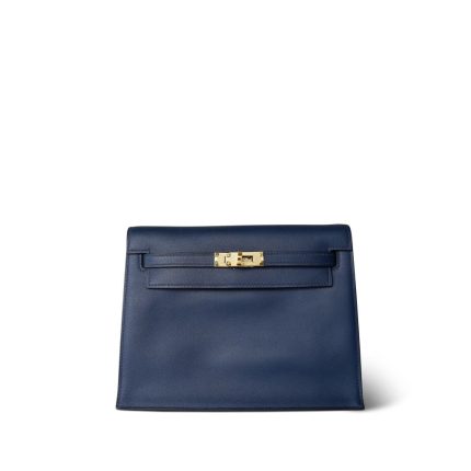Kelly Danse Navy Swift Gold Plated Y Stamp