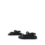 20C Black Rubber CC Velcro Strap Sandals Size 40 - Image 7