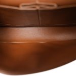 Dark Caramel/Brown Lambskin Quilted Classic Flap Bag Medium GHW - Image 13
