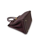 Birkin 30 Bordeaux Veau Togo Gold Plated A Stamp - Image 13