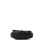 Black Lambskin Quilted Funky Town Flap Small Aged Gold Hardware - Image 6