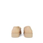 24C Beige Lambskin Quilted Turnlock CC Loafer Moccasins Size 38.5 - Image 4