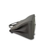 Birkin 25 Gris Meyer Togo Palladium Plated W Stamp - Image 18