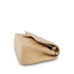 Beige Clair Caviar Quilted Medium Classic Flap Silver Hardware - Image 7