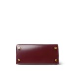 Mini Kelly 20 Rouge H Box Calfskin Gold Plated R Circle Stamp - Image 9