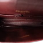 Vintage Red Alligator Double Flap Gold Hardware - Image 12