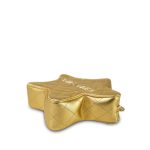 Gold Metallic Lambskin Quilted CC Walk of Fame Star Bag LGHW - Image 5