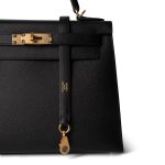 Kelly Sellier 28 Black Epsom Gold Plated Y Stamp - Image 12