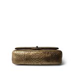 Gold Python Classic Double Flap Medium - Image 5