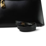 Kelly Sellier 28 Black Box Calfskin Gold Plated (U) Stamp - Image 4