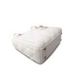 Mini Lady Dior White Lambskin Cannage - Image 8