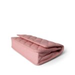 19S Iridescent Pink Caviar Quilted Wallet on Chain WOC - Image 6