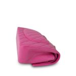 19C Pink Caviar Quilted Classic Flap Medium Light Gold Hardware - Image 10