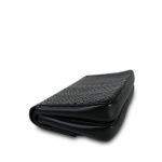 Black Python Quilted CC Chic Flap Bag Aged Gold Hardware - Image 12